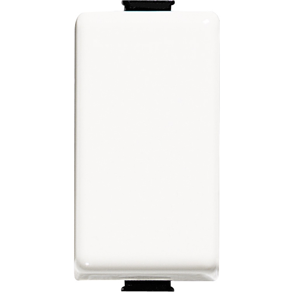 Deviatore unipolare 16A 1 modulo antibatterico bianco per impianti elettrici civili
