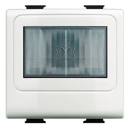 Rilevatore movimento PIR Matix Green Switch SCS incasso 2 moduli controllo illuminazione ambienti interni