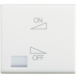Copritasto Matix ON OFF regolazione 2 moduli per impianti elettrici sicurezza e controllo intuitivo