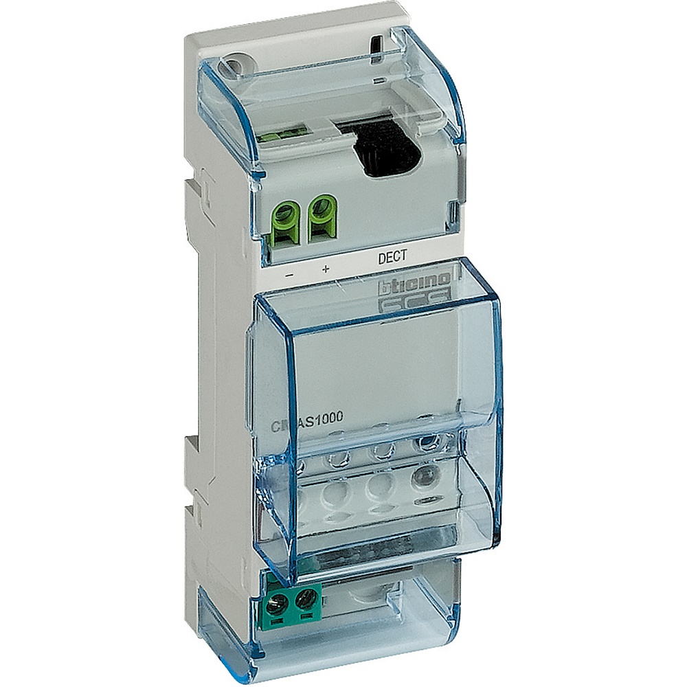 Interfaccia collegamento DECT 2 moduli DIN protocollo ESPA444 per sistemi elettrici