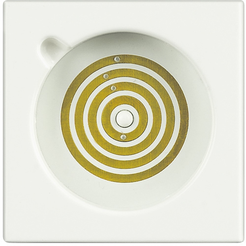 Presa pulsantiera paziente 1 tasto Livinglight bianco connettore magnetico per impianti elettrici civile