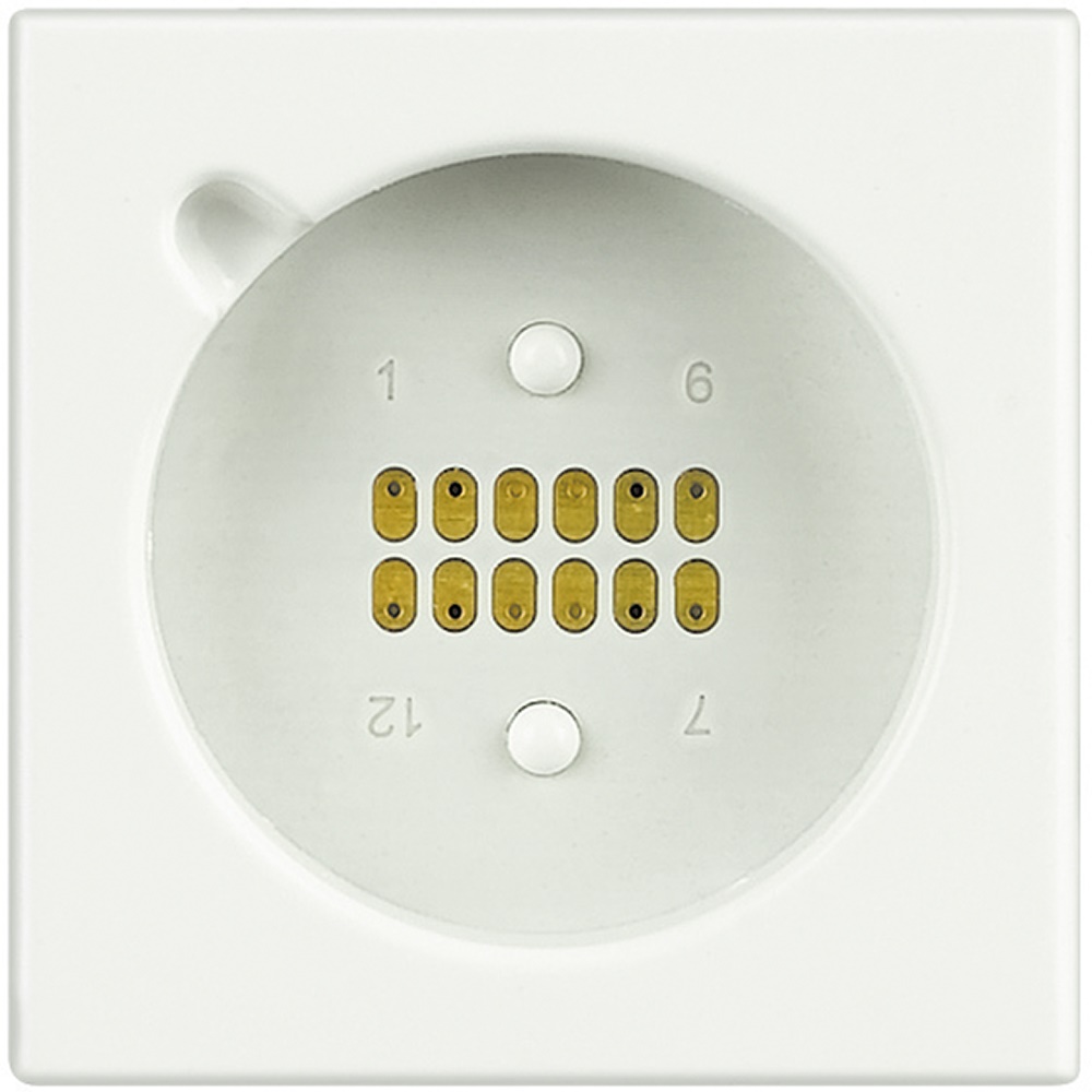 Presa pulsantiera paziente 3 tasti Matix bianco antibatterico connettore magnetico serie civile