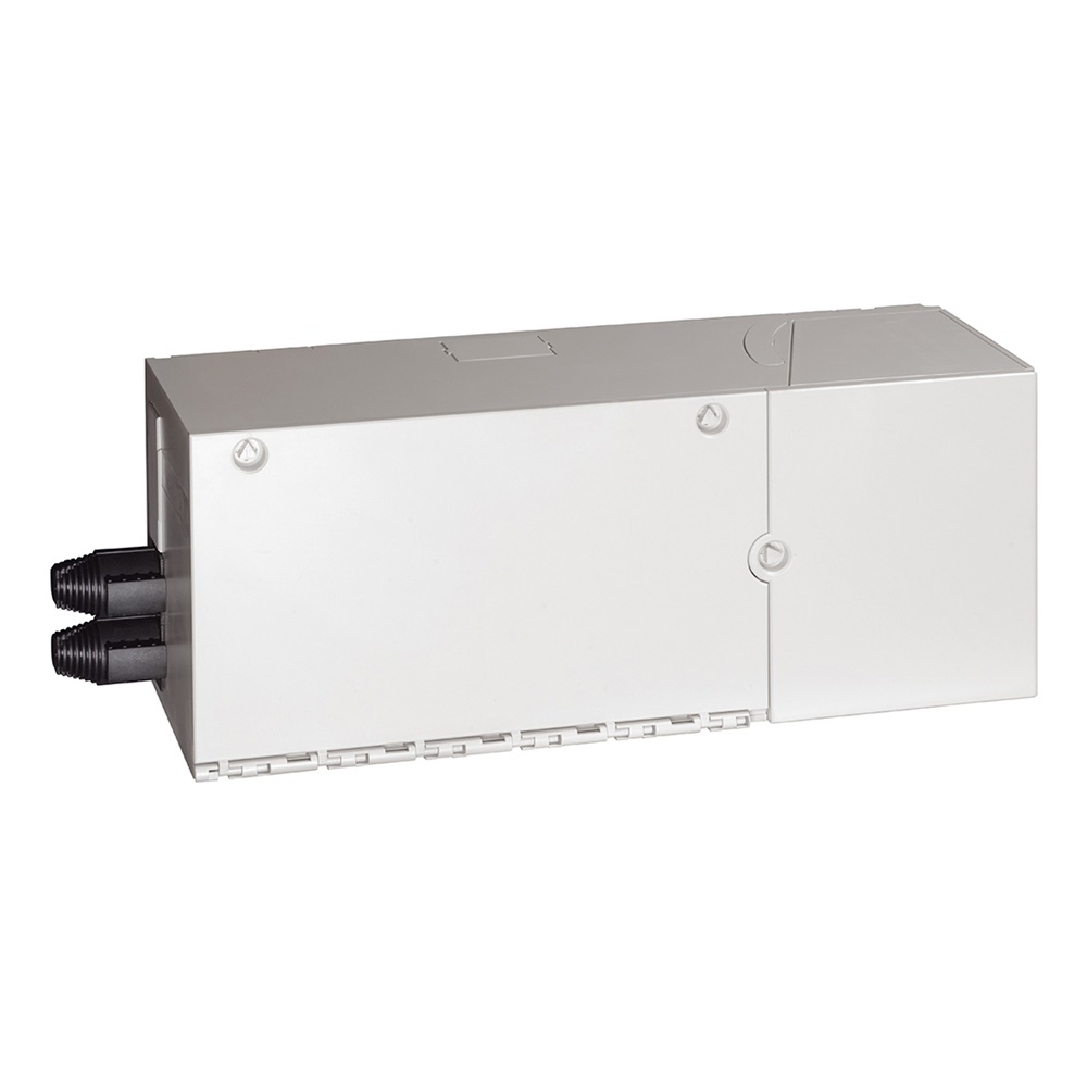 Modulo TV CSOE BTICINO per distribuzione fibra ottica residenziale con 16 adattatori e supporti fibra