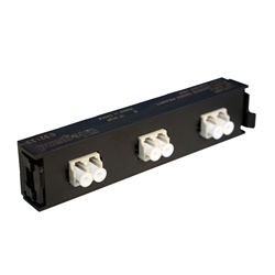 Blocco bussole fibra ottica 6 fibre LC multimodale per installazioni rete dati
