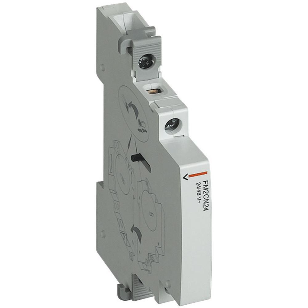 Modulo comando mantenuto 24Vac compatto mezzo modulo DIN per impianti elettrici civili e industriali