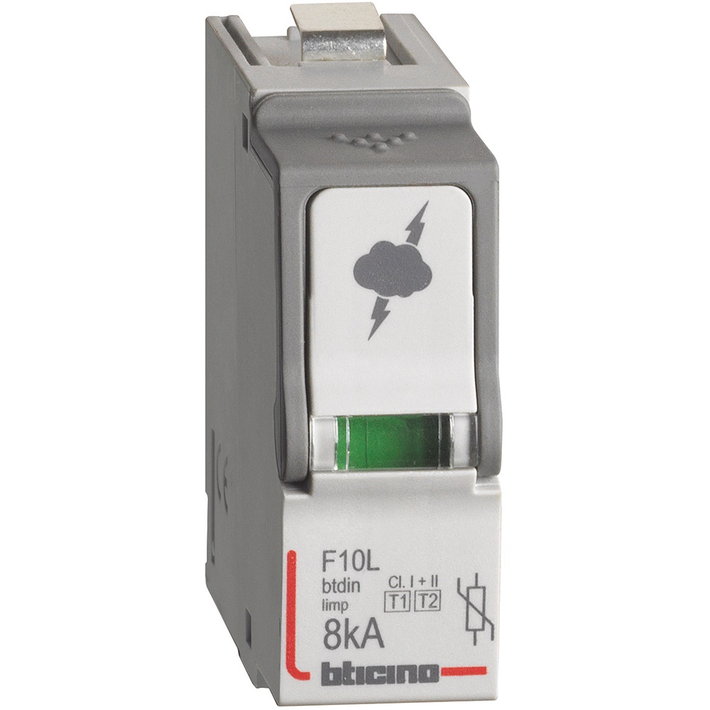 Modulo ricambio SPD BTDIN T1+T2 8kA protezione sovratensioni impianti elettrici professionali
