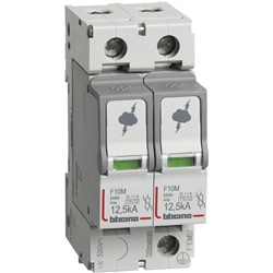 Limitatore sovratensioni SPD T1+T2 12,5kA 2 poli protezione reti TN-S residenziale industriale