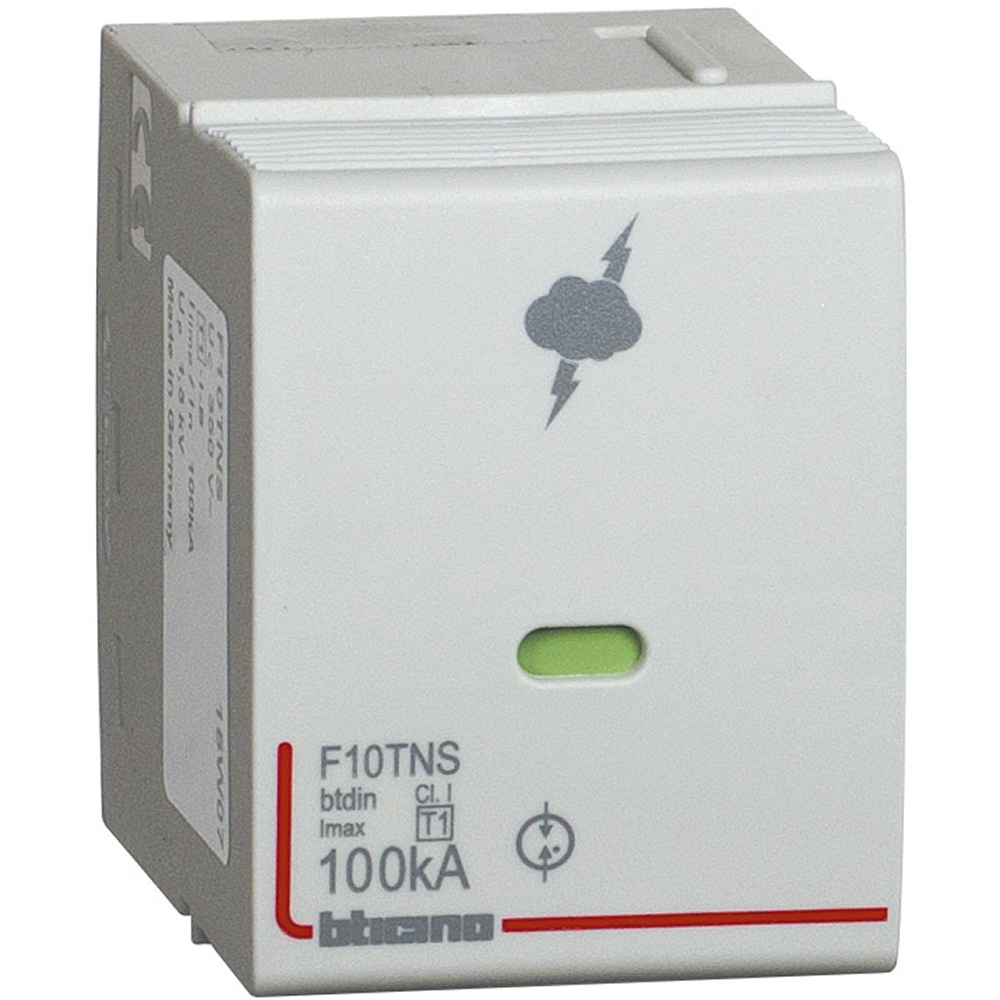Cartuccia sostitutiva Tipo 1 NPE 25kA protezione sovratensioni guida DIN impianti elettrici