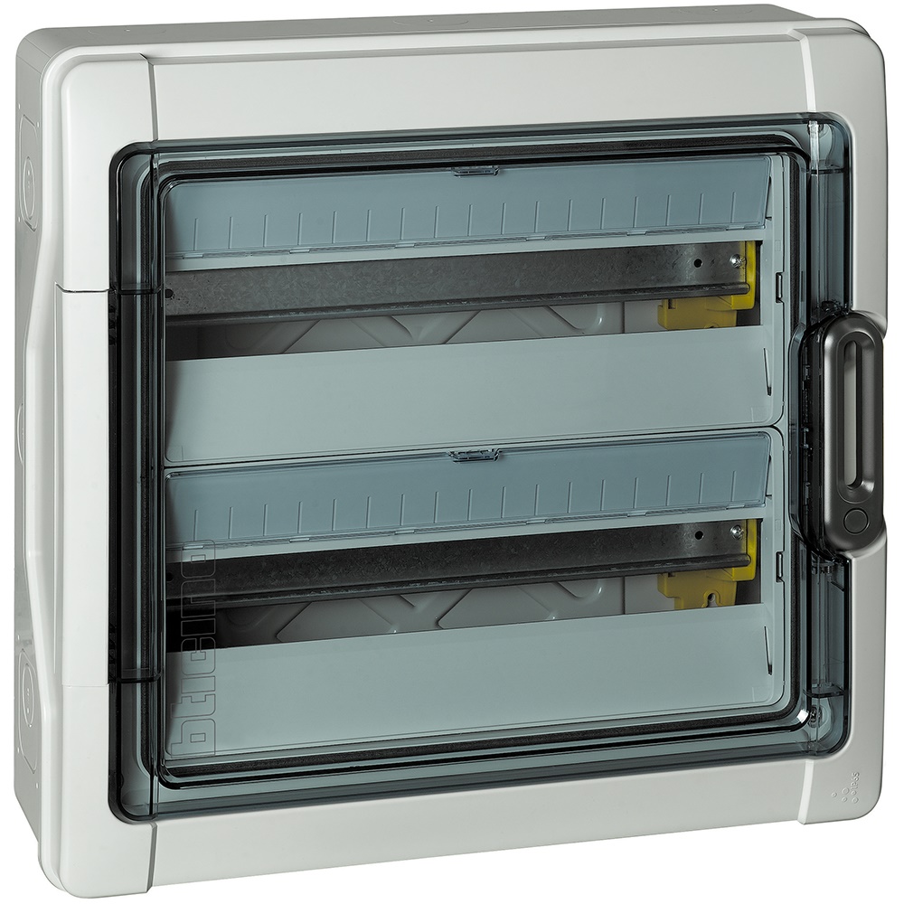 Idroboard scatola orizzontale 18 moduli IP65 per impianti elettrici residenziali e industriali