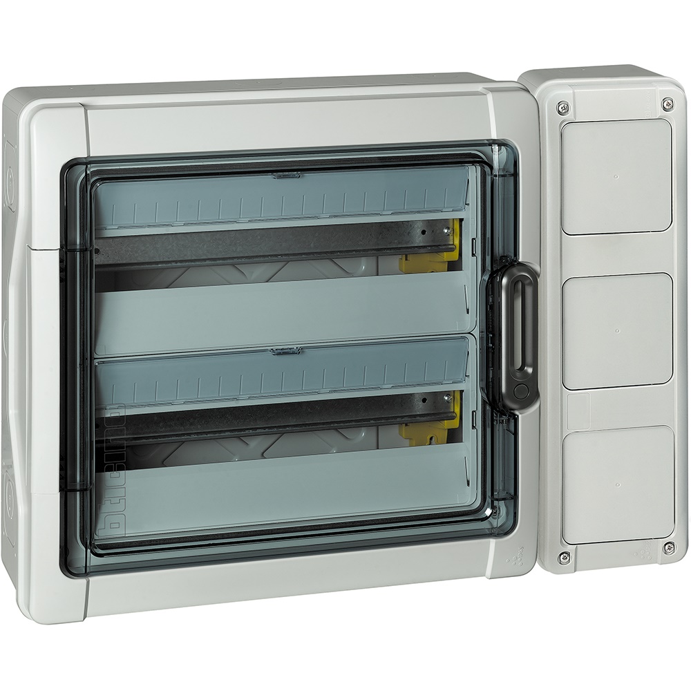 Scatola elettrica verticale Idroboard 3 file IP65 per centralini modulari DIN uso interno ed esterno