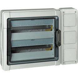 Scatola elettrica verticale Idroboard 3 file IP65 per centralini modulari DIN uso interno ed esterno