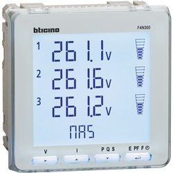 Centrale misura elettronica multifunzione 96x96mm per monitoraggio energia industriale