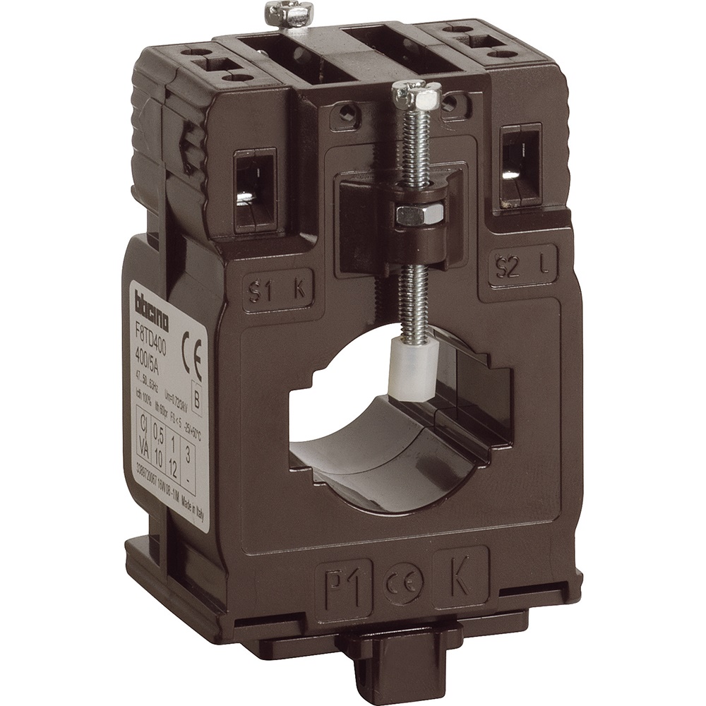 Trasformatore amperometrico 400A per barre 32,5x15,5mm monitoraggio corrente impianti industriali e civili