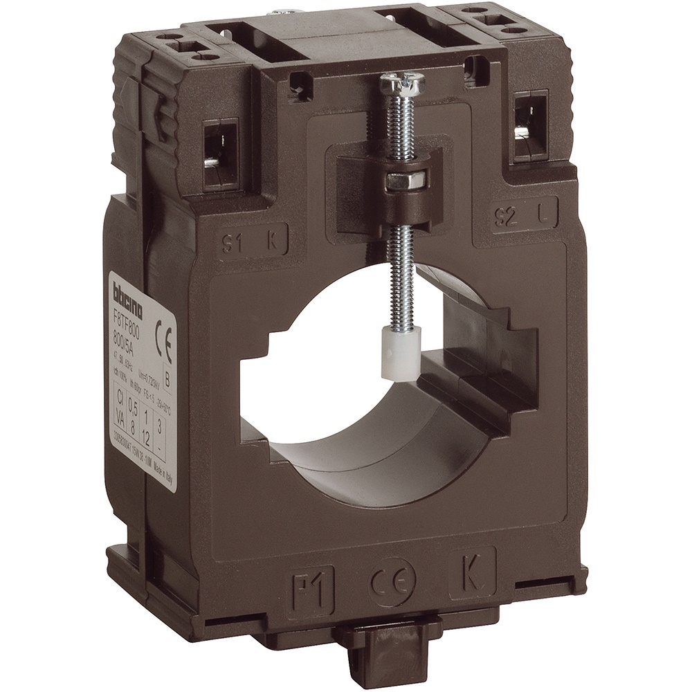 Trasformatore amperometrico 1000A per barre 50x12,5 mm monitoraggio corrente industriale e civile