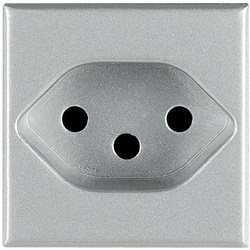 presa 2P+T 10A 250Vac standard Svizzera tipo 13 serie Axolute Tech