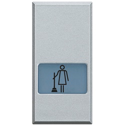 Copritasto Axolute 1 modulo simbolo Riordinare Camera per ambiente Make Up Room alta qualità sicurezza design