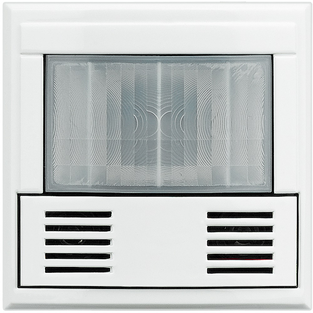 Green Switch sensore doppia tecnologia PIR+Ultrasuoni rilevamento presenza illuminazione incasso Axolute IP20 2 moduli