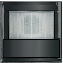 Interruttore Green Switch PIR antracite con sensore presenza e luminosità 230V 2 moduli
