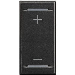 Copritasto dimmer 1 modulo AXOLUTE antracite alta qualità uso residenziale e professionale
