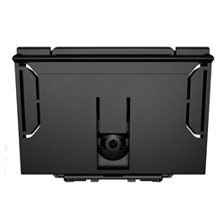 Tasca porta badge AXOLUTE BUS-SCS 2 moduli con fessura illuminata per sistemi elettrici professionali