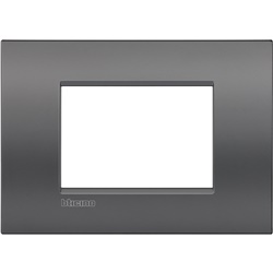 Placca metallica AIR 3 moduli 3P per installazioni esterne street