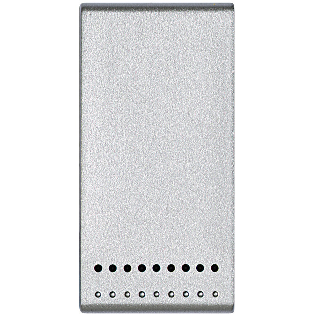 Pulsante elettrico 2 poli normalmente aperto 10A 250Vac montaggio modulare controllo impianti elettrici