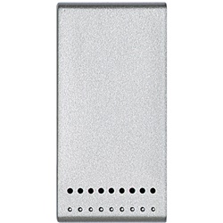 Pulsante elettrico 2 poli normalmente aperto 10A 250Vac montaggio modulare controllo impianti elettrici