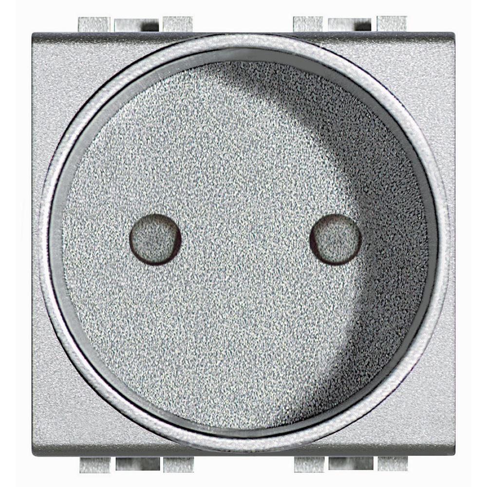 presa 2P 16A 250V standard Francia alveoli schermati Light Tech uso elettrico residenziale
