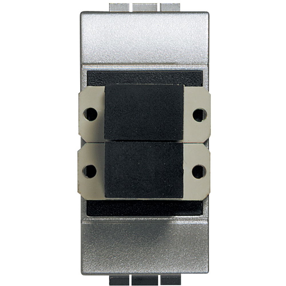 Connettore fibra ottica SC duplex modulari per postazione lavoro serie civile Livinglight Tech