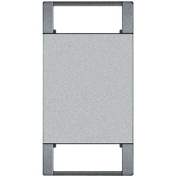 Copritasto personalizzabile Light Tech 2 funzioni 1 modulo per impianti elettrici moderni