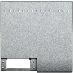 Copritasto personalizzabile 2 moduli Livinglight illuminabile per impianti elettrici tecnici