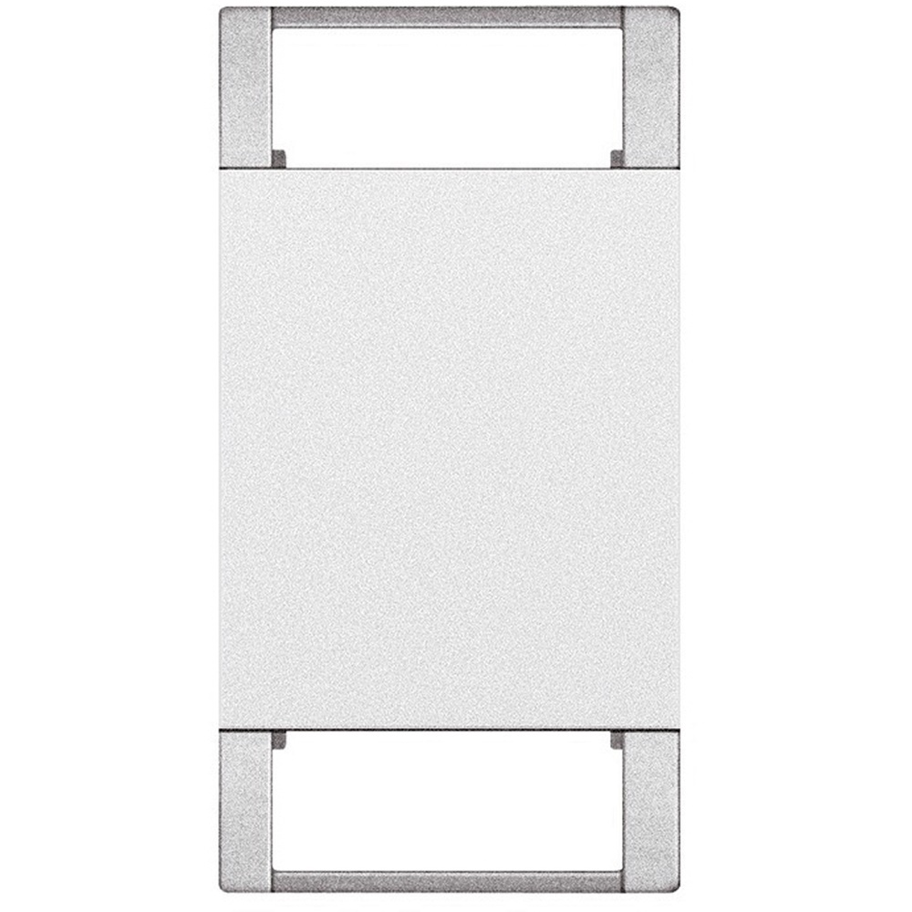 Copritasto Livinglight personalizzabile 2 funzioni 1 modulo bianco per impianti elettrici