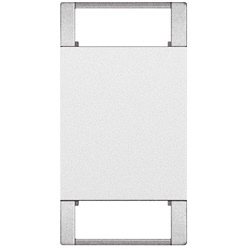 Copritasto Livinglight personalizzabile 2 funzioni 1 modulo bianco per impianti elettrici