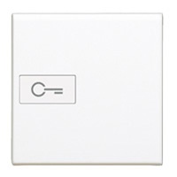 Copritasto AX 2 moduli con chiave bianco per comandi assiali applicazioni elettriche sicurezza