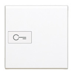 Copritasto AX 2 moduli con chiave bianco per comandi assiali applicazioni elettriche sicurezza
