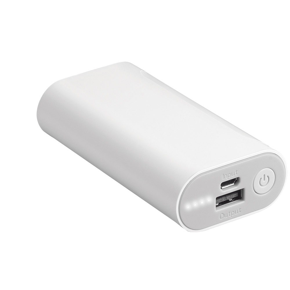 Power bank 4400mAh con luce LED integrata per uso elettrico e domestico