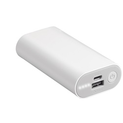 Power bank 4400mAh con luce LED integrata per uso elettrico e domestico