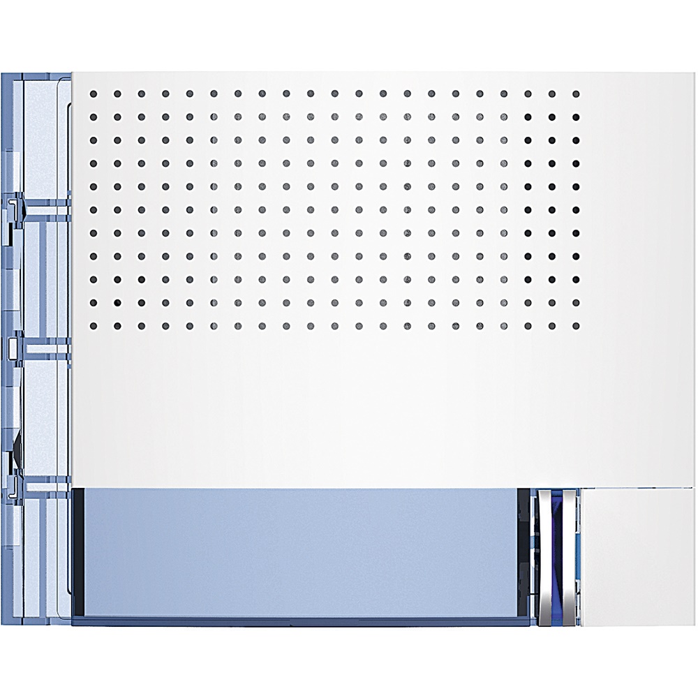 Frontale porta base 1 pulsante allwhite per controllo elettrico incasso compatto resistente