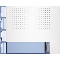 Frontale porta base 1 pulsante allwhite per controllo elettrico incasso compatto resistente