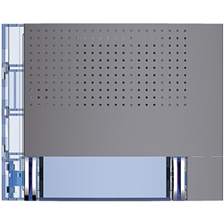 Porta base doppia fila 2 pulsanti modulare Allstreet per impianti elettrici professionali