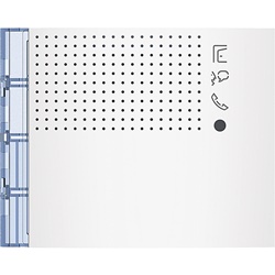 Frontale porta modulo fonico evoluto Allwhite design moderno incasso impianti elettrici