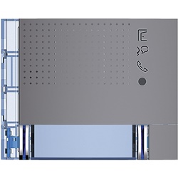 Porter frontale modulo fonico 2 pulsanti doppia fila incasso Allstreet per impianti elettrici moderni
