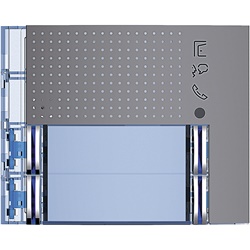 Porta frontale 4 pulsanti doppia fila incasso design compatto Allstreet per impianti elettrici