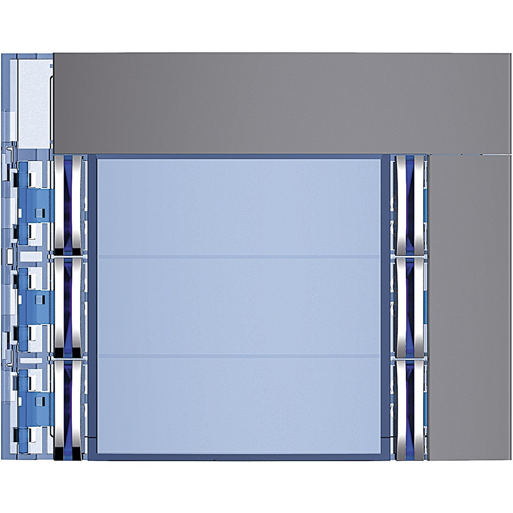 Frontale 6 pulsanti doppia fila Allstreet controllo elettrico incasso professionale