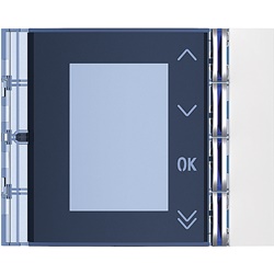 Frontale display bianco montaggio incasso unità modulare compatta per installazioni elettriche