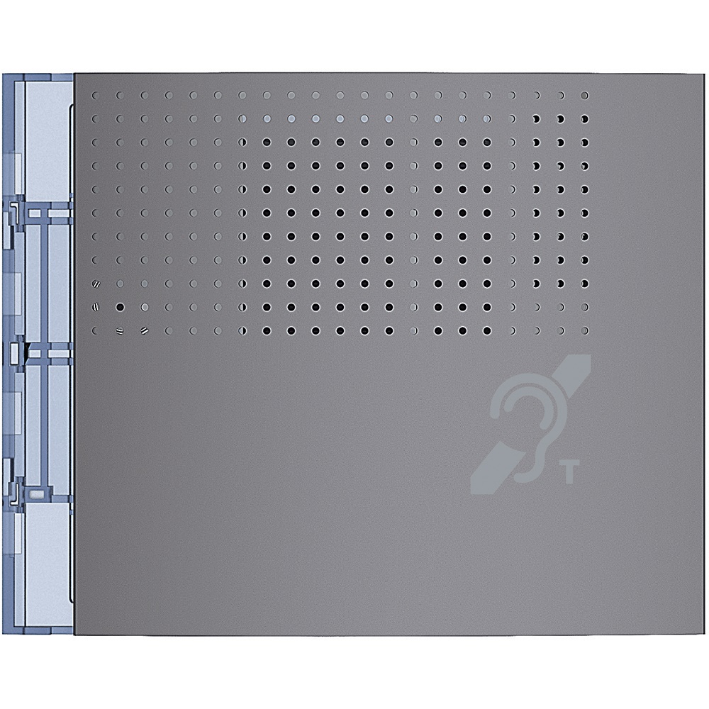 Frontale Teleloop Sintesi Vocale Montaggio Incasso per Impianti Audio Assistivi