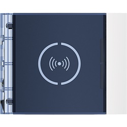 Frontale lettore di prossimità RFID Allwhite compatto per controllo accessi installazioni a incasso