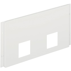 Flatwall pannello finitura h30cm per 2 apparecchi modularità 506E