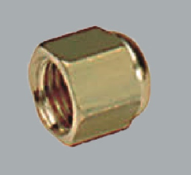 Bocchettone cieco ottone filettatura 1/2 protezione impianti elettrici