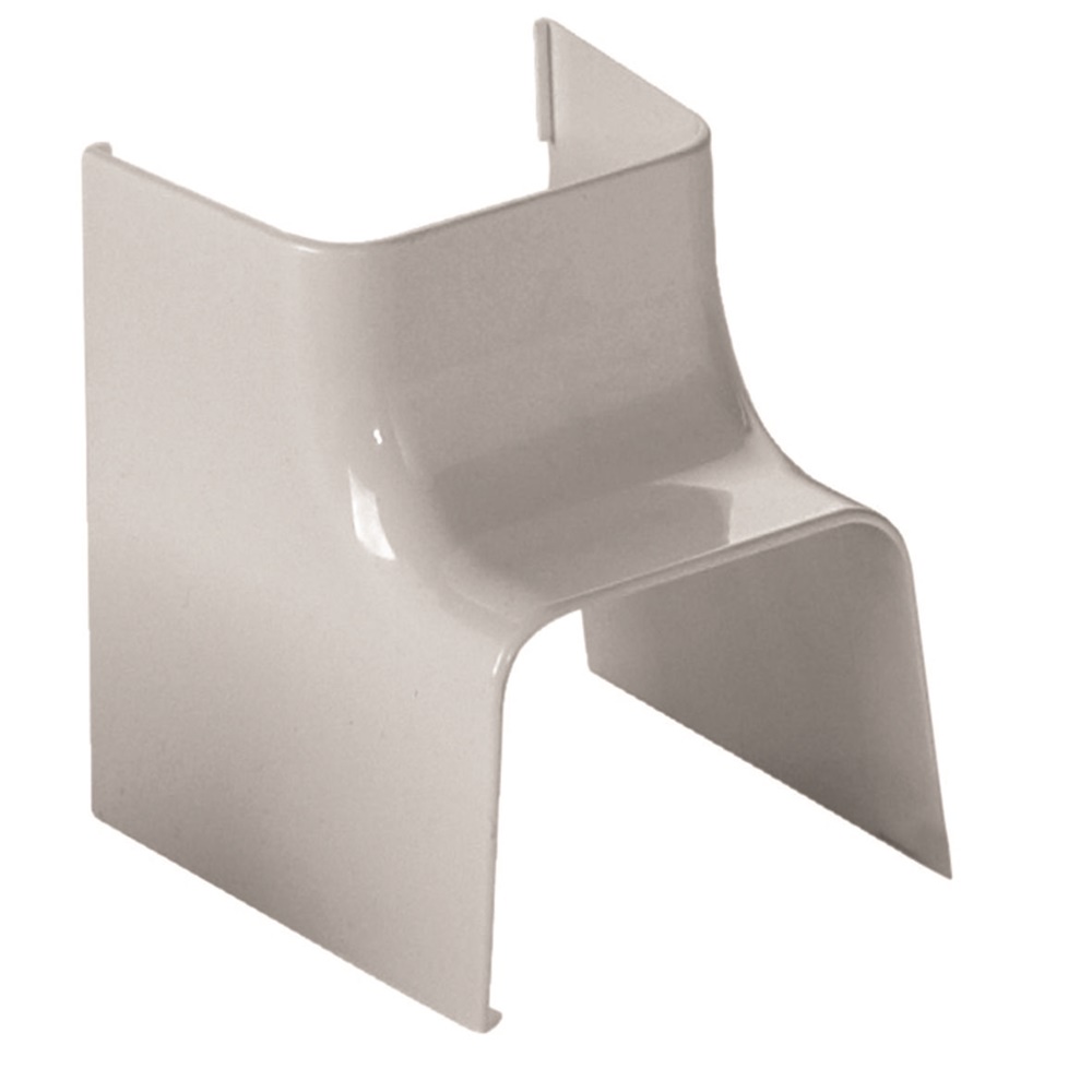 Angolo interno canalina elettrica 65 mm bianco RAL 9010 per impianti sicuri e ordinati
